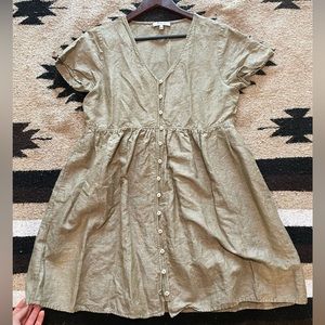 Madewell baby doll dress, size M!